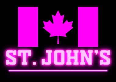 ST JOHNS CANADA NEON