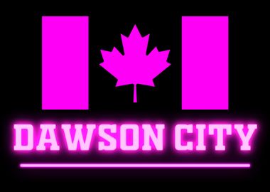 DAWSON CITY CANADA NEON