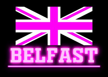 BELFAST UK NEON