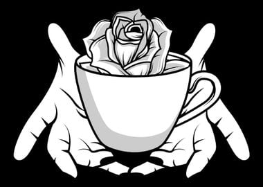 Flower Tea Tea Drinker Gif