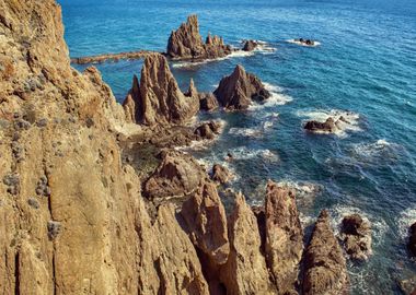 Rocks of Cabo de Gato 