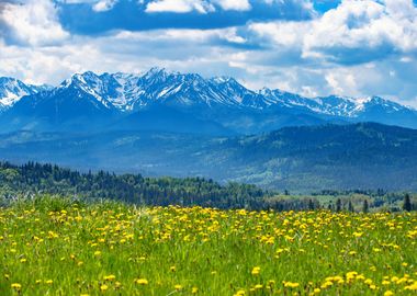 Mountain landscape, Poland