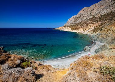 Seascape on a Greek island