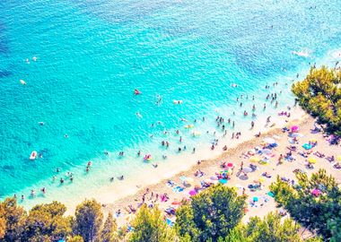 Villefranche small beach 