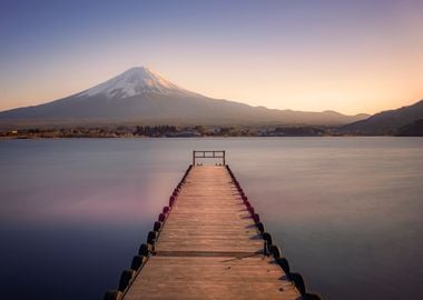 Mount Fuji sunset