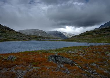 Distant mountains Norway