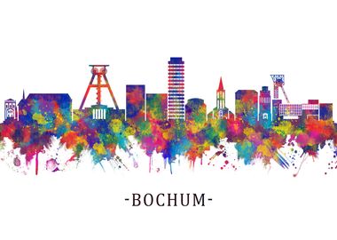 Bochum Germany Skyline