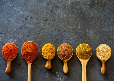 Row of Spices 