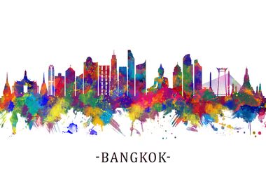 Bangkok Thailand Skyline