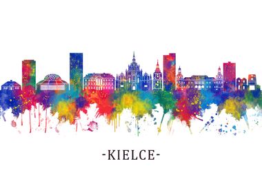 Kielce Poland Skyline