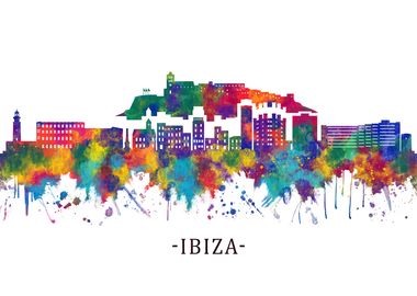 Ibiza Spain Skyline