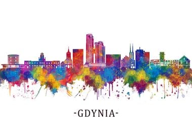 Gdynia Poland Skyline