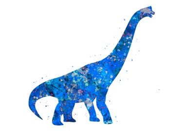 Brontosaurus Dino Blue