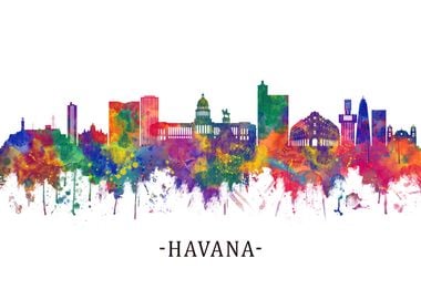 Havana Cuba Skyline