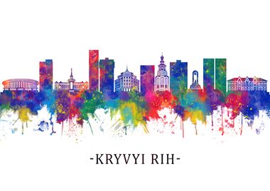 Kryvyi Rih Ukraine Skyline