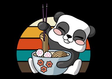 Funny Ramen Panda Lovers