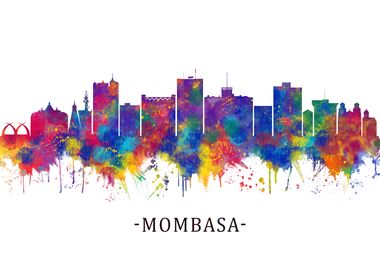 Mombasa Kenya Skyline