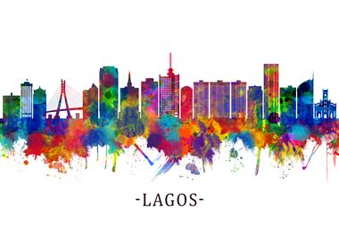 Lagos Nigeria Skyline