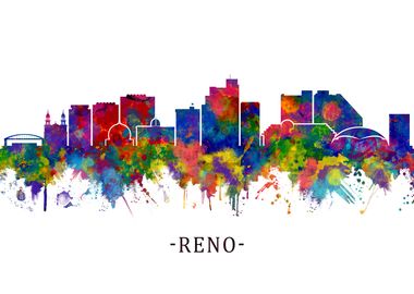 Reno Nevada Skyline