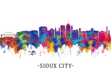 Sioux City Iowa Skyline