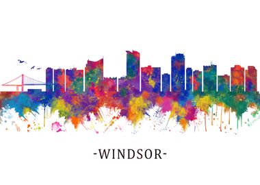 Windsor Canada Skyline