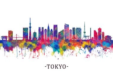 Tokyo Japan Skyline