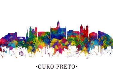 Ouro Preto Brazil Skyline