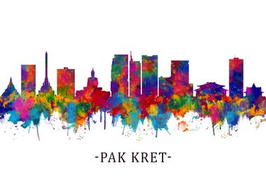 Pak Kret Thailand Skyline