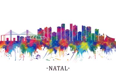 Natal Brazil Skyline