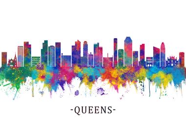 Queens New York Skyline