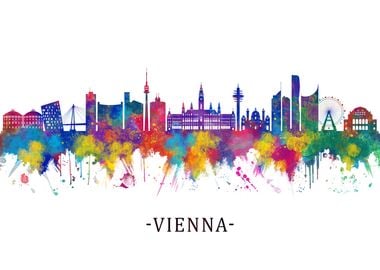 Vienna Austria Skyline