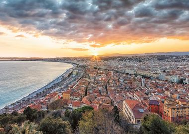 Sunset in Nice