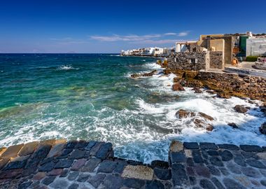 Seascape on a Greek island