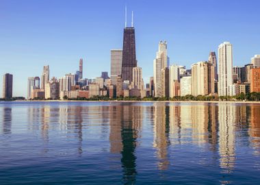 Chicago City Skyline USA