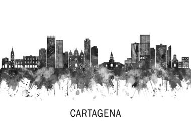 Cartagena Colombia Skyline