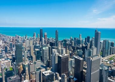 Chicago City Skyline USA