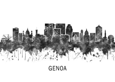 Genoa Skyline BW