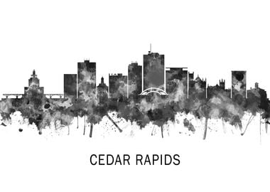 Cedar Rapids Iowa Skyline