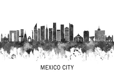 Mexico city Mexico Skyline