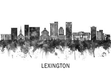 Lexington USA Skyline BW