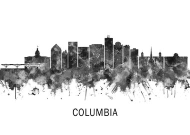 Columbia USA Skyline BW