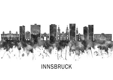 Innsbruck Austria Skyline