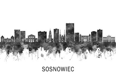 Sosnowiec Poland Skyline