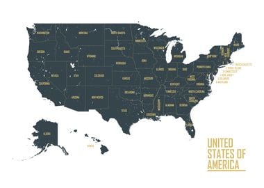 USA United States Map