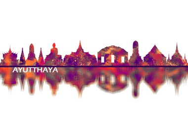 Ayutthaya Thailand Skyline