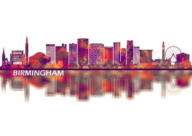 Birmingham England Skyline