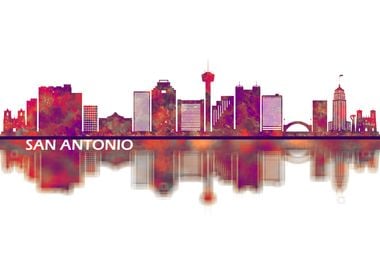 San Antonio Texas Skyline