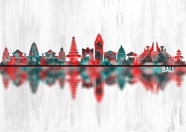 Bali Indonesia Skyline