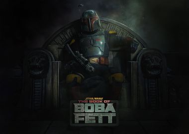 The Book of Boba Fett horizontal with logo