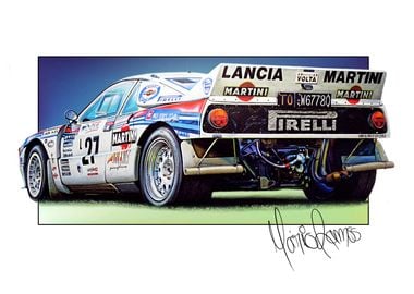 Lancia 037 Group B Artwork